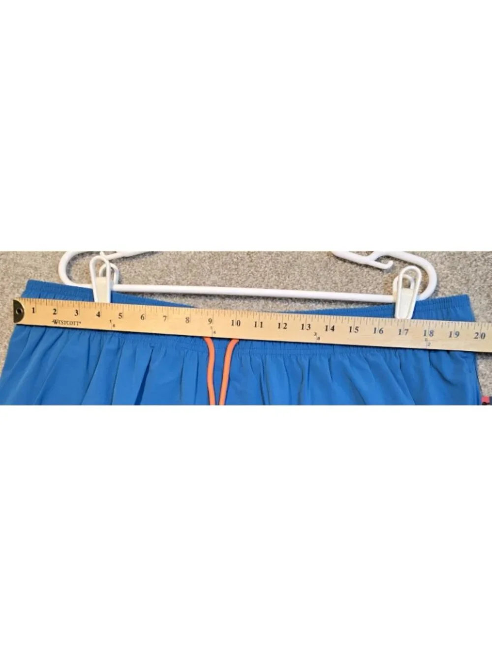 Hodo Sports Swim Trunks Pockets Lined Drawstring Blue Big & Tall Men's 3XL New